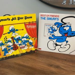 Vintage Smurf records